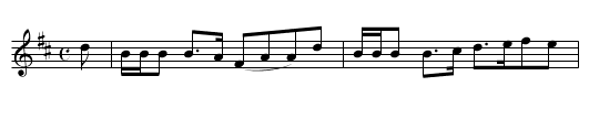 Bonnie Annie, A Reel - staff notation