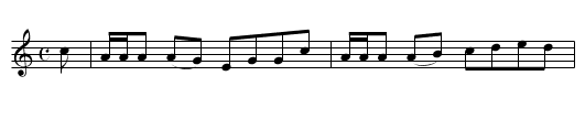 BONNIE ANNIE - staff notation