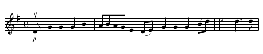 BONNIE BANKS O' LOCH LOMOND - staff notation