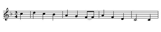 Bonnie Black Bess - staff notation