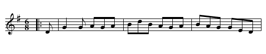 Bonnie Doon - staff notation