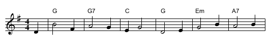 Bonnie Gallowa - staff notation