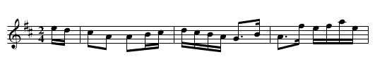 Bonnie House of Airlie, The - staff notation