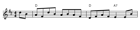 Bonnie Kate - staff notation