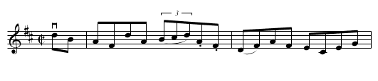 BONNIE KATE'S -- REEL - staff notation