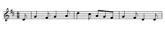 Bonnie Laboring Boy - staff notation