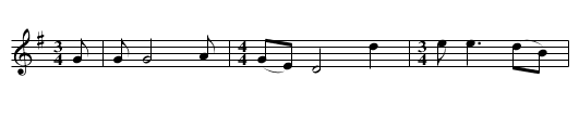Bonnie Light Horseman, The - staff notation