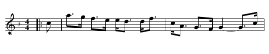 Bonnie Lossie - staff notation