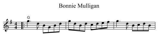 Bonnie Mulligan - staff notation