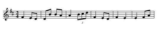 Bonnie Prince Charlie [2] - staff notation