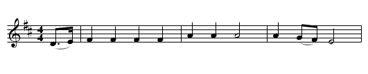 Bonnie Susie Cleland - staff notation