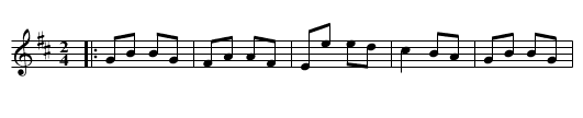 Bonny Beast Notes. JBut.564 - staff notation