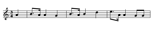 Bonny Billie - staff notation