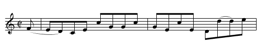 Bonny Braes of Skelmorly, The - staff notation