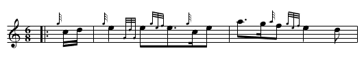 Bonny Dundee - staff notation