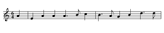 Bonny Dundee - staff notation