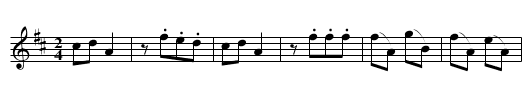 Bonny Eloise - staff notation