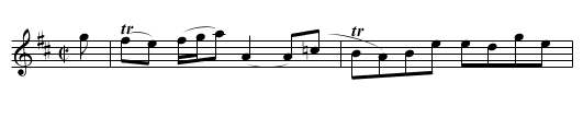 Bonny Green of Glasgow, The - staff notation