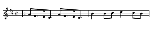 Bonny Kate of Aberdeen - staff notation