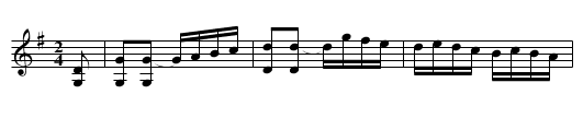 Bonny Kitty - staff notation