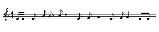 Bonny Lad, Highland Lad - staff notation