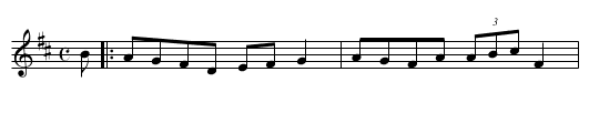 Bonny Lass o' Bekkahill - staff notation