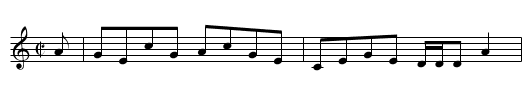 Bonny Lass of Fisherrow - staff notation