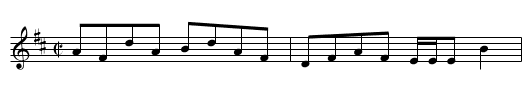 Bonny Lass of Fisherrow. - staff notation