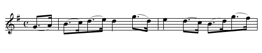 Bonny Mary [1] - staff notation
