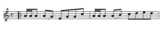 Bonny Mary - staff notation