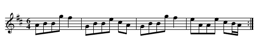 Bonny Miller, The - staff notation