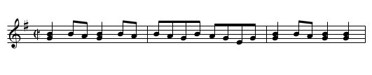 Boogerman - staff notation