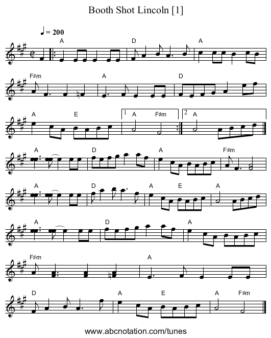 Booth Shot Lincoln [1] - staff notation