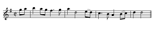 Bore la Bass. - staff notation