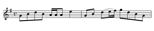 Borlum's Reel. - staff notation
