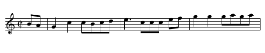 Boston Assembly - staff notation