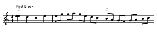 Boston Boy - staff notation