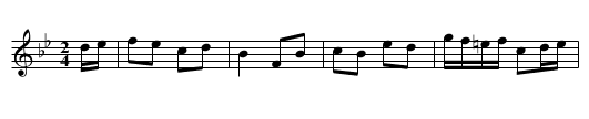 BOSTON SETT (tune 2) - staff notation