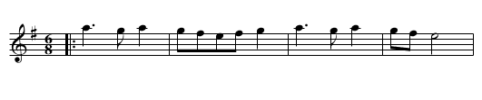 Bourr&eacute;e de Chabot - staff notation