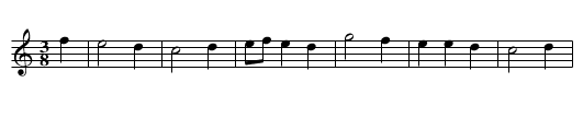 Bourrée de Saint Pierre - staff notation