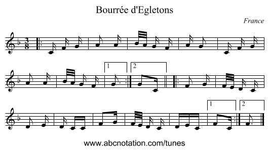 Bourr&eacute;e d'Egletons - staff notation