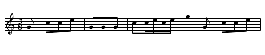 Bourree des conscrits - staff notation