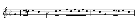 Bourrée des jeunes - staff notation