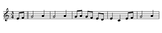 Bourrée ronde de Sainte-Sévère - staff notation