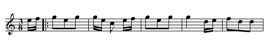 Bourree Tournante - staff notation
