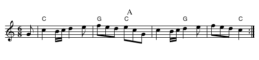Bourrées du Périgord - staff notation