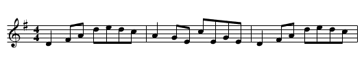 Boy In The Gap, The - staff notation