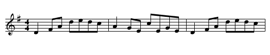 Boy in the Gap - staff notation