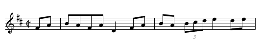 Boys of Bluehill, The - staff notation