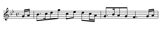 Boys of Glanlough, The - staff notation